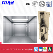 1000kg, 2000kg, 3000kg Capacity Machine Roomless Freight Elevator with Vvvf